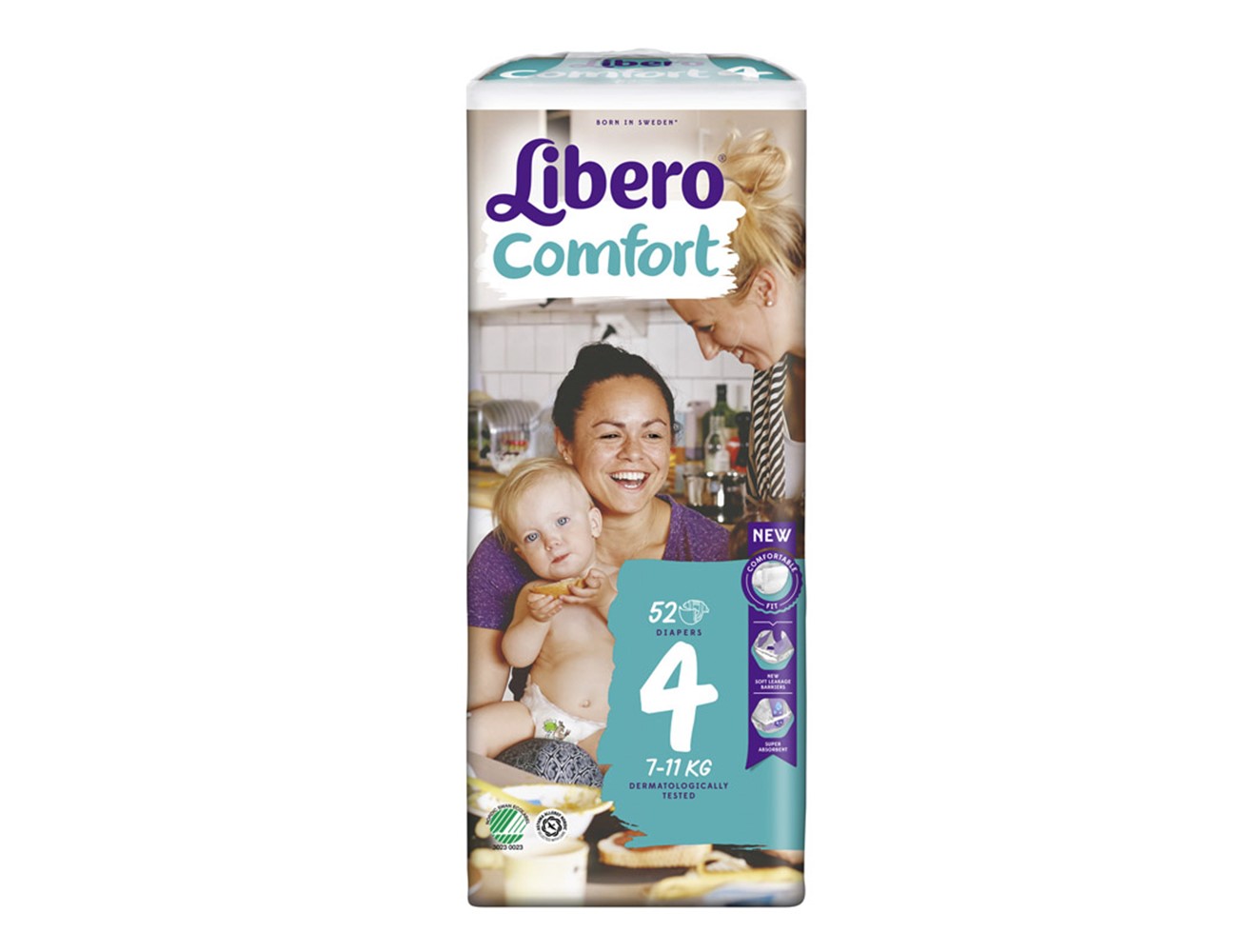 Scutece Libero Comfort 4 7-11 kg 50 bucăți