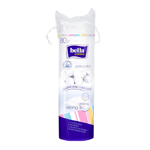BELLA Vată rotundă cosmetică 80pcs