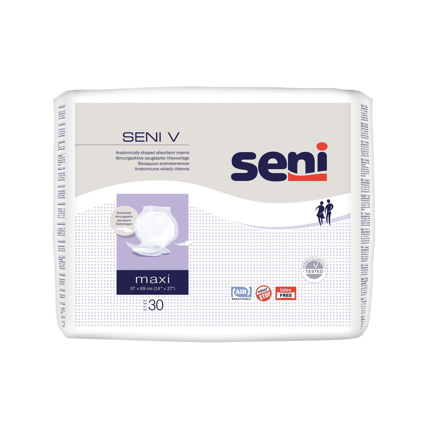 SENI V Șervețel sanitar cu aspirație - MAXI