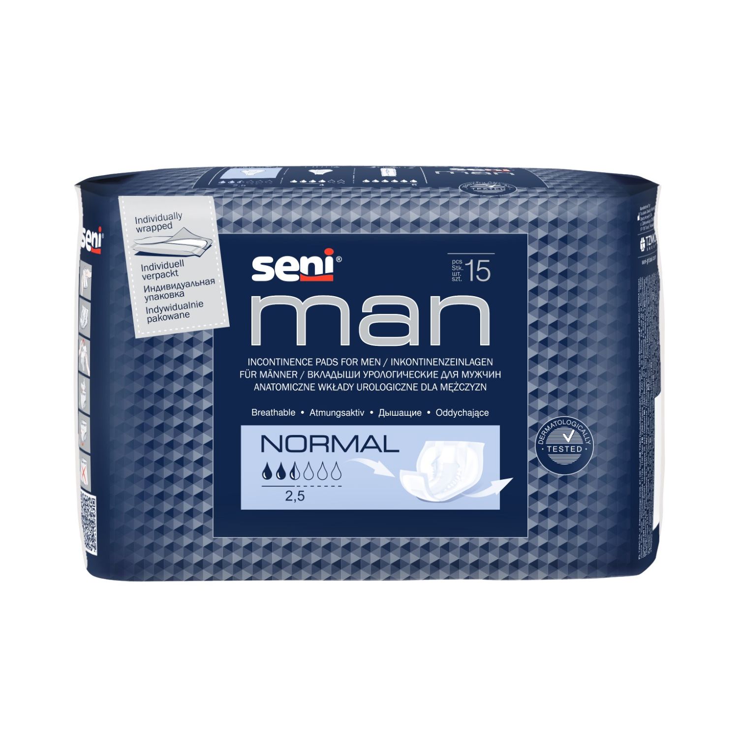 SENI MAN Normal absorbante urologice 15 buc