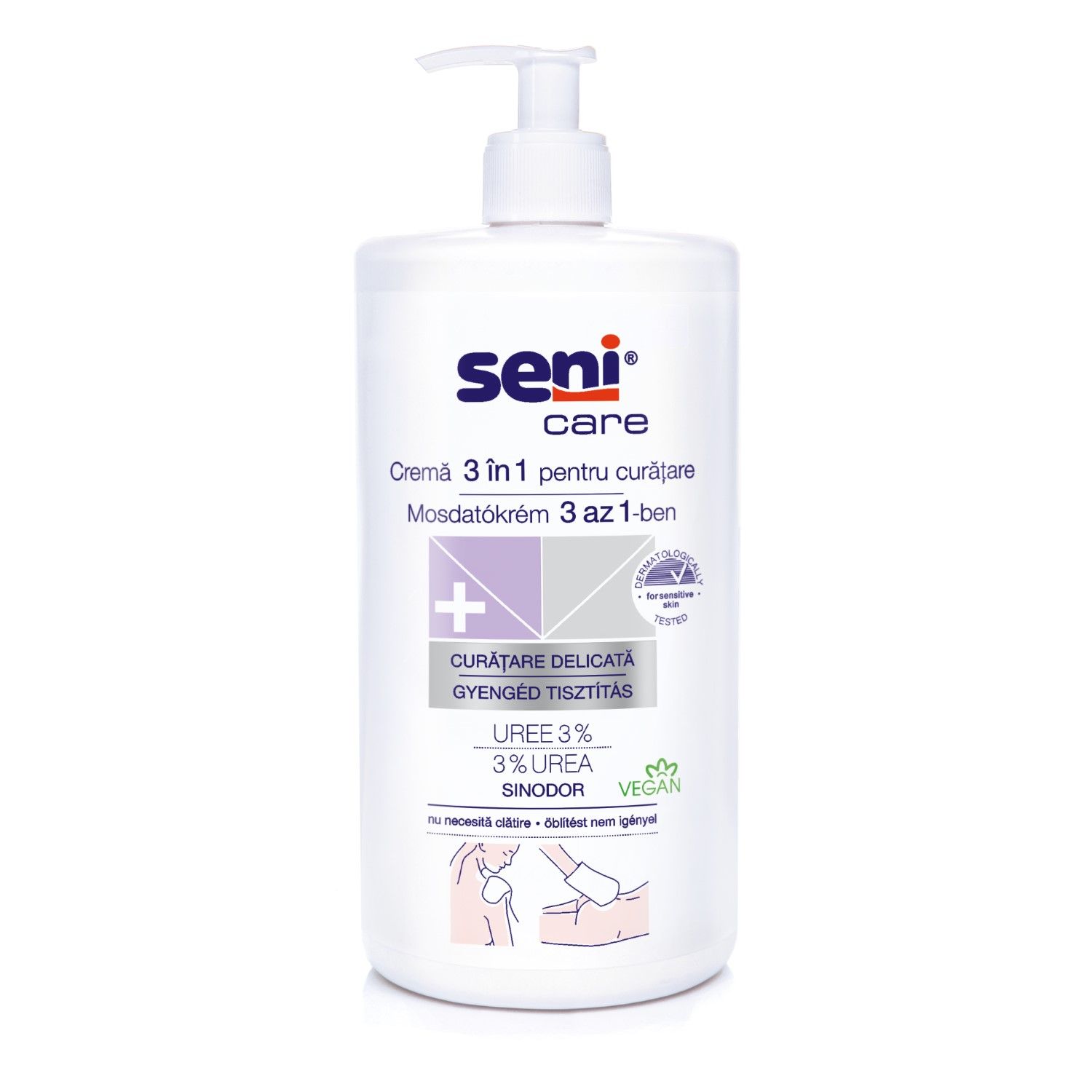 SENI Care Cremă de spălare 3in1