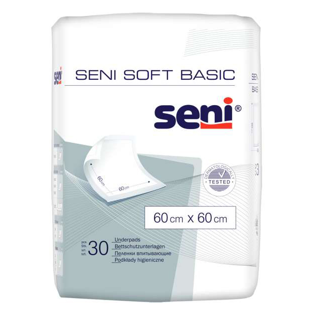 Seni Soft Basic aleze igienice 60x60 cm 30 buc