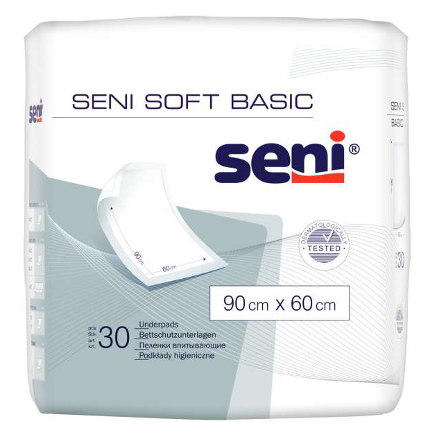 Seni Soft Basic aleze igienice 90x60 cm 30 buc