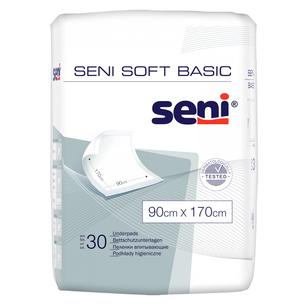 Seni Soft Basic aleze igienice 90x170 cm 30 buc